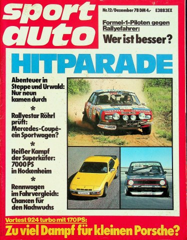 Deckblatt Sport Auto (12/1978)
